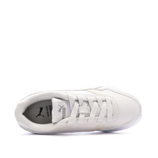 Zapatillas blancas para niño Puma Bella Donna ver 0