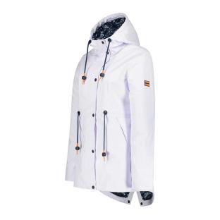 Parka Blanche Femme Geographical Norway Briato Lady vue 3