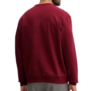 Sweat Bordeaux Homme Calvin Klein Jeans 350 Terry Badge vue 2