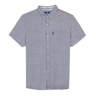 Chemise Bleu chiné Homme TBS CALEL pas cher