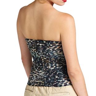 Top Bustier Léopard Femme Guess Saskia vue 0