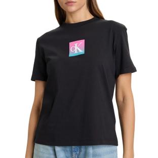 T-Shirt Noir Femme Calvin Klein Jeans Classic Boxed vue 0