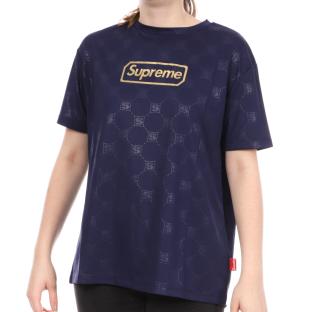T-Shirt marine/or femme Supreme Grip Becca vue 0