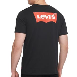 T-shirt Noir Homme Levi's Tees 22491 vue 2