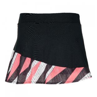 Jupe de Tennis Noire/Rose Femme Mizuno Flying Skirt vue 2