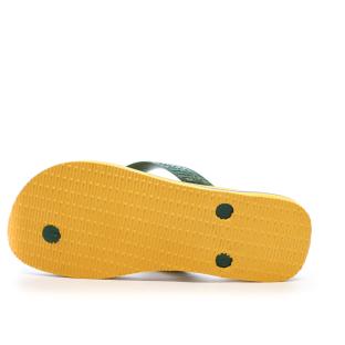 Tongs Jaune/Verte Homme Havaianas Brasil vue 0