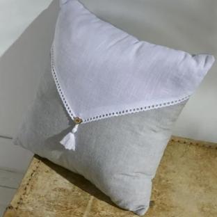 Coussin déhoussable Grise/Blanche Today Charme vue 0