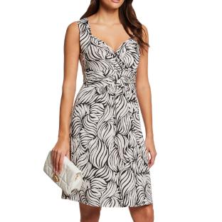 Robe Noir/Blanc Femme Morgan Delta vue 0