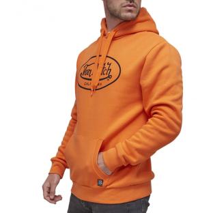 Sweat Orange Homme Von Dutch BRANDO pas cher