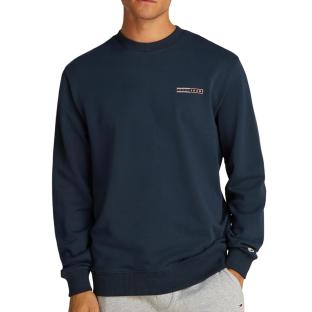 Sweat Marine Homme Tommy Hilfiger Entry Graphi pas cher