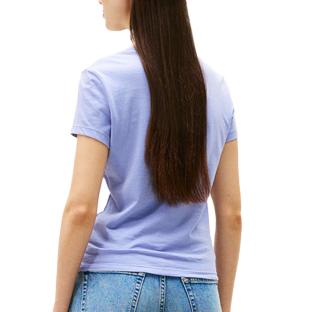 T-Shirt Mauve Femme Tommy Hilfiger Logo vue 2