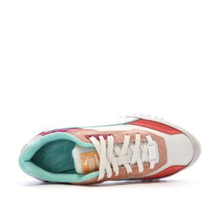 Baskets Roses/Turquoises Femme Puma Blktop vue 4