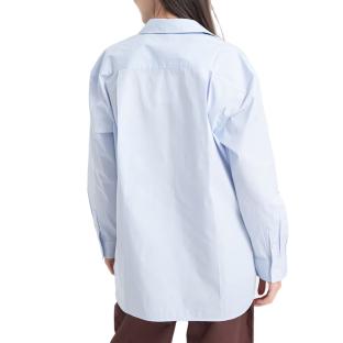 Chemises Bleu Femme Calvin Klein Jeans Poplin Relaxed vue 2
