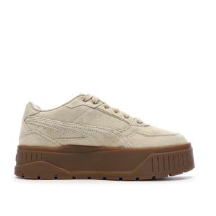 Baskets Beiges Femme Puma Karmen1 vue 2