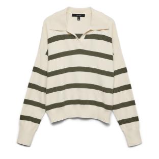 Pull Beige/Kaki Femme Vero Moda Maria pas cher