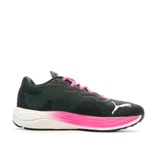 Chaussures de Running Noir/Rose Femme Puma Velocity Nitro 2 vue 2