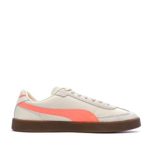 Baskets Beiges/Roses Femme Puma Club Ii Era vue 2