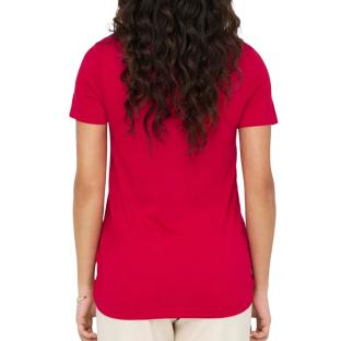 T-Shirt Rouge/Doré Femme JDY Dalila vue 2