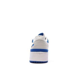 Baskets Blanc/Bleu Femme Adidas Forum Bold Stripes vue 3