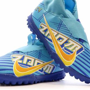 Chaussures de Foot Bleu Junior Nike Zoom Vapor 15 Academy KM vue 7