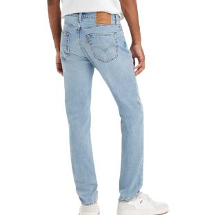 Jean 511 Bleu Clair Homme Levi's Slim Worn In vue 2