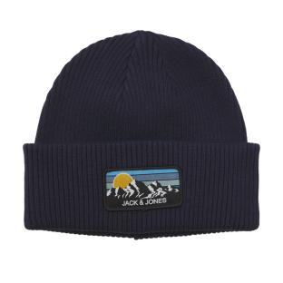 Bonnet Marine Garçon Jack & Jones Beanie vue 0