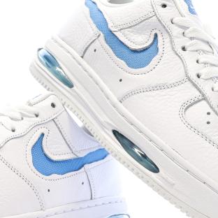 Air Force 1 Baskets Blanches/Bleu Homme Nike vue 7