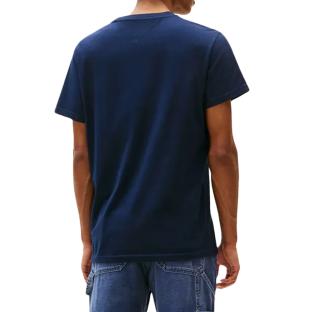 T-shirt Marine Homme Tommy Hilfiger Tjm Slim Linear Ches-dark vue 2