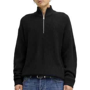 Pull Noir Homme Jack & Jones Kaito vue 0