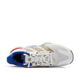 Baskets Blanches/Bleu/Doré Homme Adidas Stabil vue 0