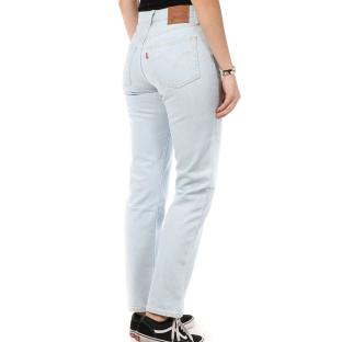 Jean Bleu Droit Femme Levi's 501 vue 2