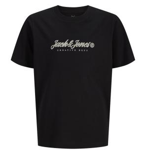 Camiseta negra para niño Jack & Jones Montauk Tipo Front ver 0