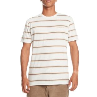 T-shirt Blanc/Marron Homme Quiksilver Between pas cher