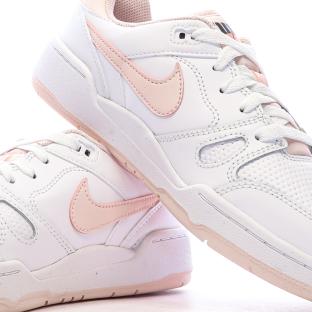 Baskets Blanc/Rose Garçon Nike Full Force Lo vue 7