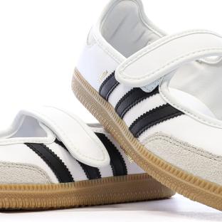 SAMBA JANE Weiße/Schwarze Damen-Sneaker von Adidas Ansicht 0