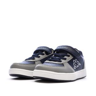 Baskets Gris/Noir Garçon KAPPA Malone vue 6