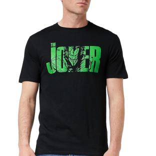 T-Shirt Noir Homme Dc Comics Joker vue 0