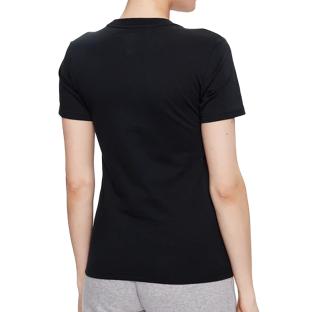 T-shirt Noir Femme Converse Sneaker vue 2