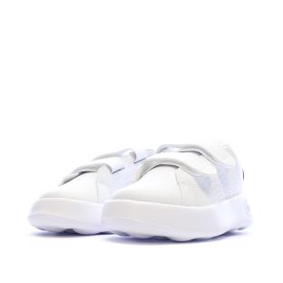 Baskets Blanches/Noir Garçon/Fille bébé Adidas Advantage vue 0