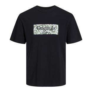 T-shirt Vert/Noir Garçon Jack & Jones Branding pas cher