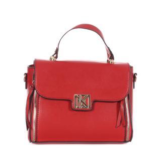 Sac à Bandoulière Rouge Femme Manoukian TARA pas cher