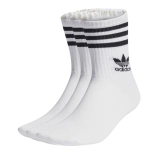 X3 Paires de Chaussette Blanc/Noir Adidas Crew Sock vue 0