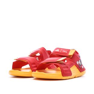 Sandales Rouges/Jaunes Adidas Altaswim Mickey vue 6