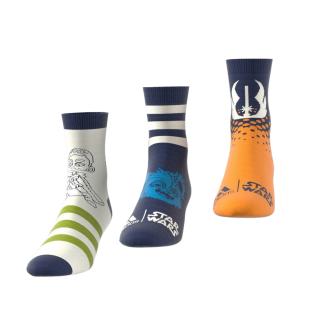 x3 Paires de Chaussettes Blanche/Marine Junior/Adulte Adidas IU4870 vue 0