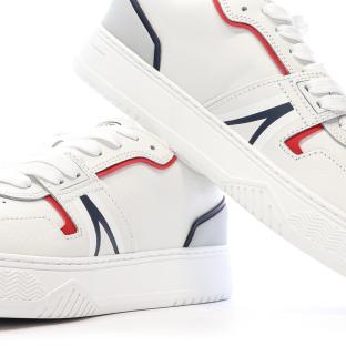 Baskets Ecru Homme Lacoste Sneakers L001 vue 0