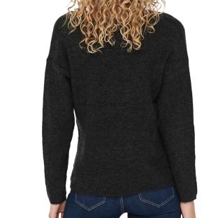 Pull Gris Femme Only Camilla V-neck vue 2