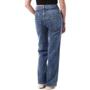 Jean Loose Bleu Femme Monday Premium Bleach vue 2