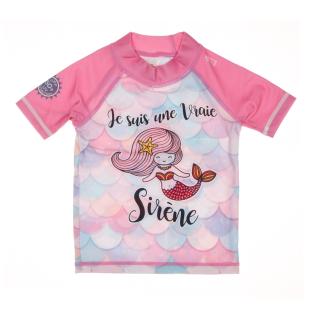 Lycra anti UV Rose Fille Arclo Sirene pas cher
