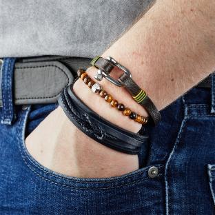 Bracelet Marron Homme Geographical Norway 315062 vue 2