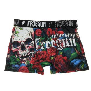 Boxer Multicolores Homme Freegun Vines and Roses pas cher